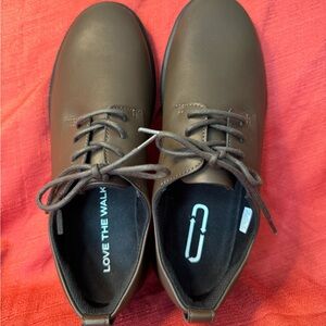 PONTO‎ Pacific Recycled Leather Blend Brown Oxfords, Women’s Size 9, EUC
